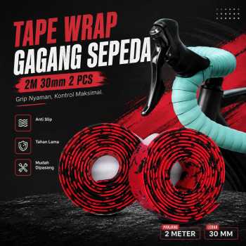 Handlebar Tape Gagang Sepeda Bicycle Handle Wrap 2M 30mm 2 PCS - GH-081H