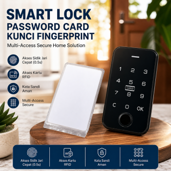 SYCREADER Smart Lock Cabinet Locker Password Card Kunci Fingerprint - SC4
