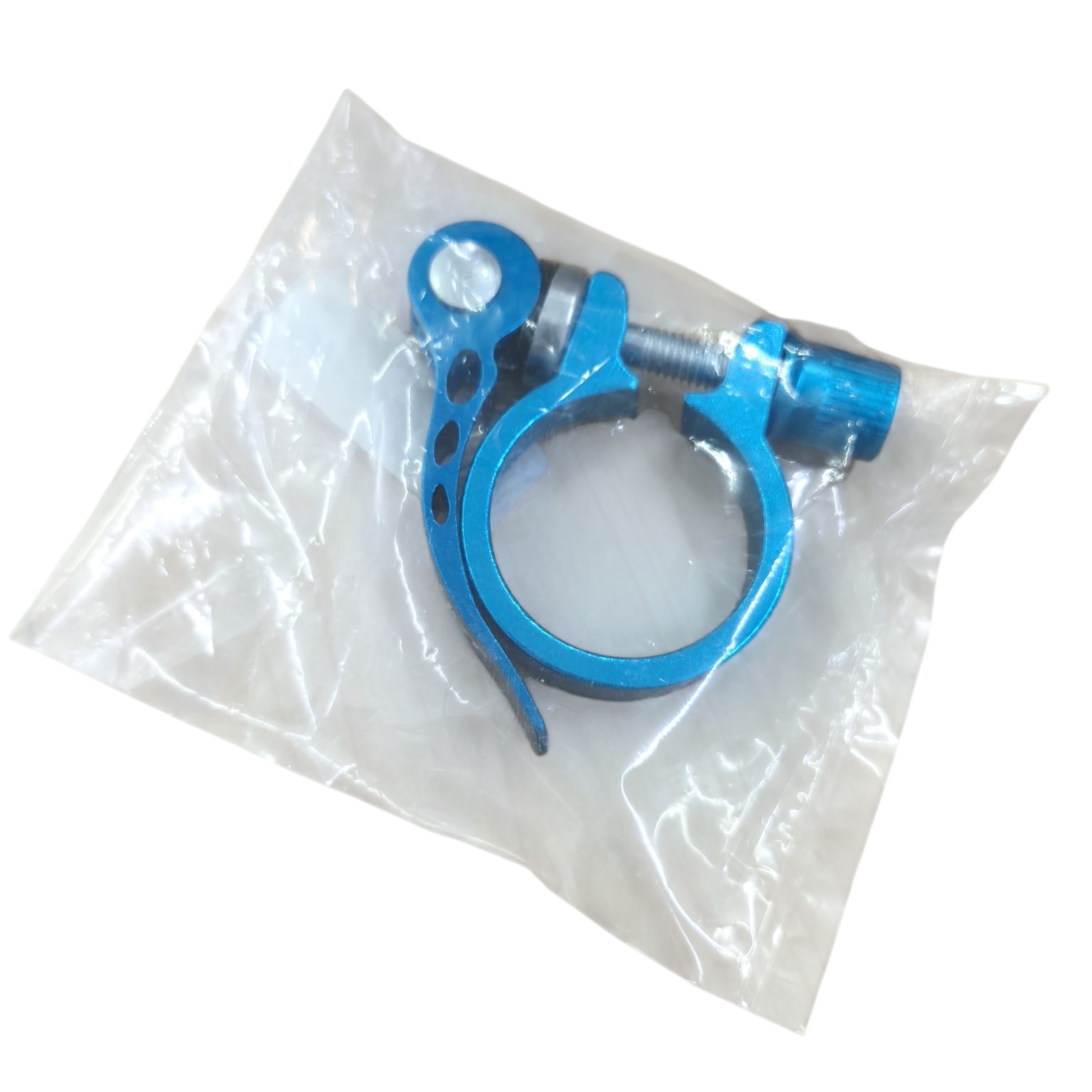 TaffSPORT Seat Post Clamp Sepeda Quick Release 31.8mm for 27.2/28.6mm - S2 Gambar produk TaffSPORT Seat Post Clamp Sepeda Quick Release 31.8mm for 27.2/28.6mm - S2 - Kemasan