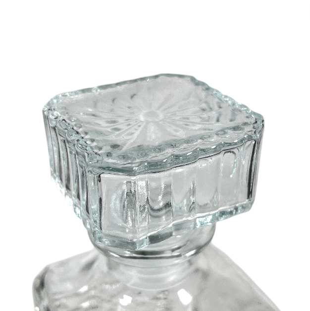 One Two Cups Whisky Decanter Glass Bottle Liquor Scotch Luxury 950ml Ice Vase - AL95 Gambar produk One Two Cups Whisky Decanter Glass Bottle Liquor Scotch Luxury 950ml Ice Vase - AL95 - 2