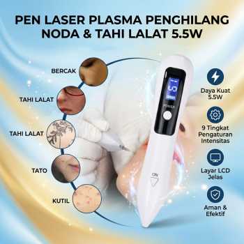 Gambar produk Lebilif Pen Laser Plasma Penghilang Jerawat Wajah Dark Spot 5.5W - JT75