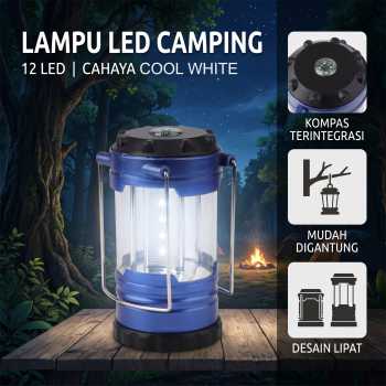 Kaiyun Lampu LED Camping Gantung Waterproof Emergency Lamp Cool White - 9789
