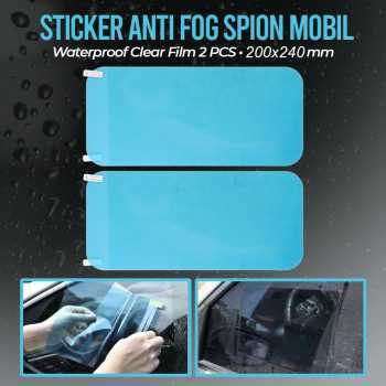 MOVEO Sticker Anti Fog Spion Mobil Waterproof Clear Film 2 PCS - 17877