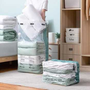 TAILI Kantong Plastik Vakum Pakaian Vacuum Bag Multifungsi 3D - FL-10