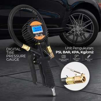 Gambar produk Neoteck Digital Tire Pressure Gauge Pembaca Tekanan Angin LCD - DP-201