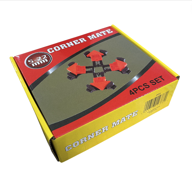VAHIGCY Corner Clamp Clip Penjepit Sudut Kayu 90 Derajat 4 PCS - AT8809 Gambar produk VAHIGCY Corner Clamp Clip Penjepit Sudut Kayu 90 Derajat 4 PCS - AT8809 - Kemasan