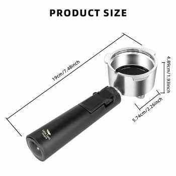 Gambar produk One Two Cups Portafilter Double Outlet Stainless Steel 2 Cup 51mm - EC200 - 6