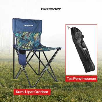 Gambar produk TaffSPORT Kursi Lipat Outdoor Camping Portable Oxford Folding Chair M - OL3336 - 8