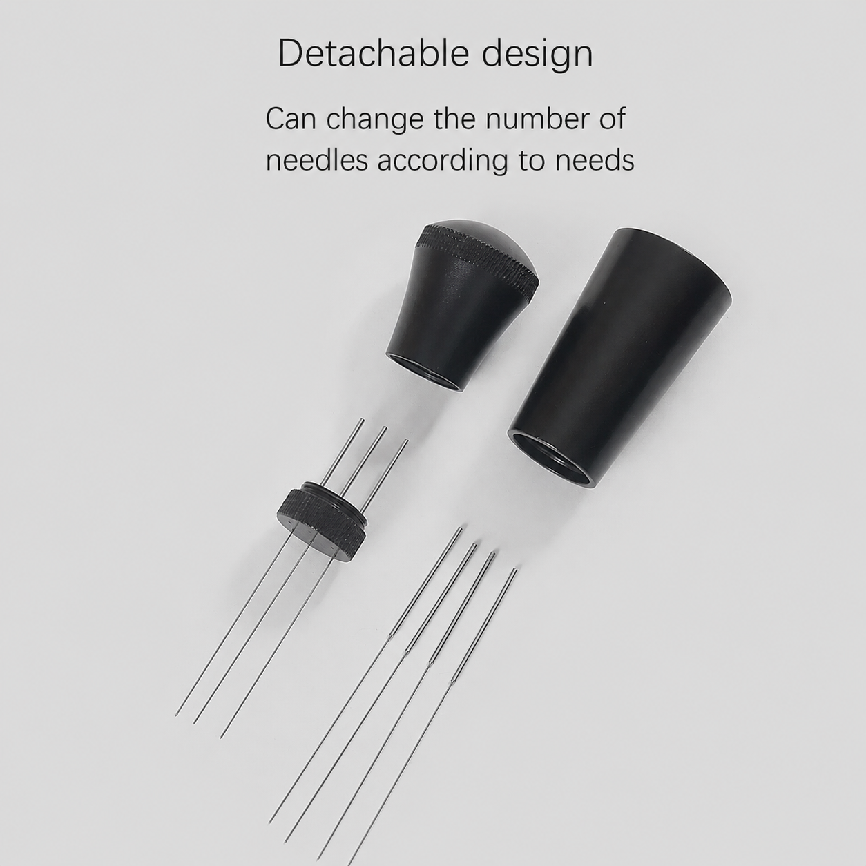 One Two Cups Jarum Kopi Espresso WDT Needle Distribution Tool 6 Pin - MD-600 Gambar produk One Two Cups Jarum Kopi Espresso WDT Needle Distribution Tool 6 Pin - MD-600 - 3