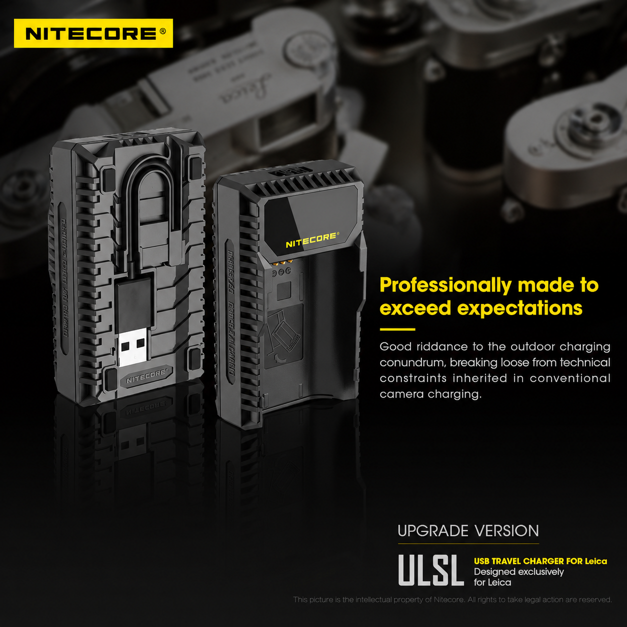 Gambar produk NITECORE Charger Baterai 2 Slot Leica BP-SCL4 QC Digital Display - ULSL - 1