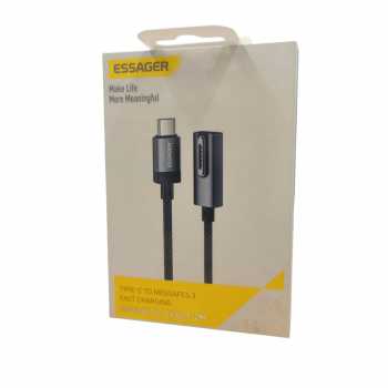 Gambar produk ESSAGER Kabel Data Type C to Magsafe 3 Fast Charging MacBook 140W 1M - ES-X69 - Kemasan