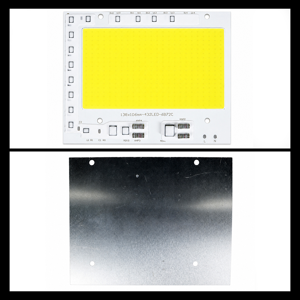 Ovicart LED COB Chip Driver Free 220V 5054 Lamp Board Beads 304 Cool White 6500K 150W - HO15 Gambar produk Ovicart LED COB Chip Driver Free 220V 5054 Lamp Board Beads 304 Cool White 6500K 150W - HO15 - 2