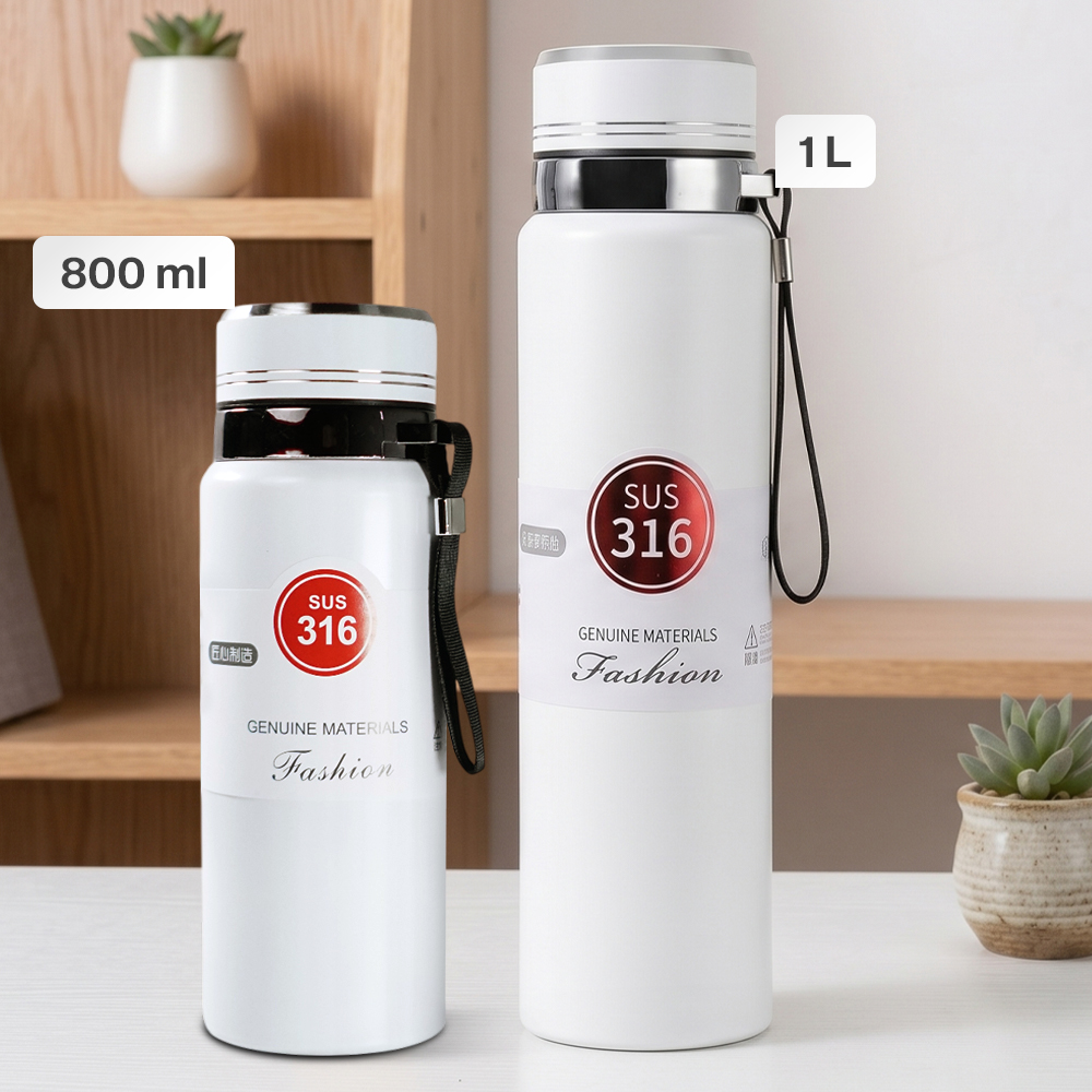BOUTH Botol Minum Termos Tumbler Air Double Wall Stainless Steel 1L - A1A5 Gambar produk BOUTH Botol Minum Termos Tumbler Air Double Wall Stainless Steel 1L - A1A5 - 6
