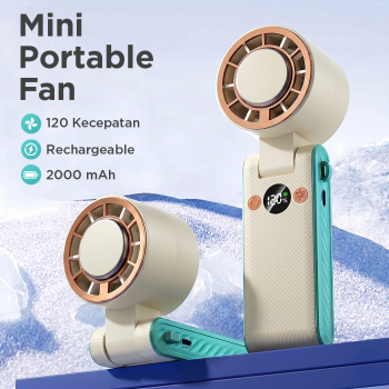BSIDE Kipas Angin Portable 120 Speed Ice ModeLED Display 2000mAh - M8