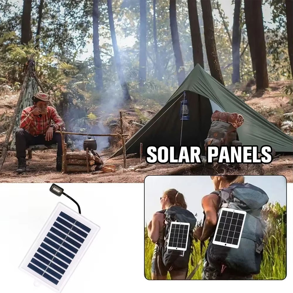 XIWANG Solar Panel Mini USB Waterproof Outdoor Portable 5.5V 1W - SN5 Gambar produk XIWANG Solar Panel Mini USB Waterproof Outdoor Portable 5.5V 1W - SN5 - 3