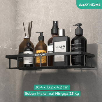 TaffHOME Rak Gantung Kamar Mandi Bathroom Organizer Rack Aluminium - SHR241