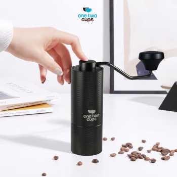 One Two Cups Penggiling Kopi Manual Coffee Grinder Burr Stainless - JN60
