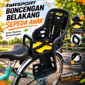 TaffSPORT Boncengan Belakang Sepeda Anak Child Safety Back Seat - DY11