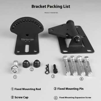 Gambar produk MagiDeal Bracket Speaker Dinding Wall Mount Vertical Type 2 PCS - SP-75 - Kemasan