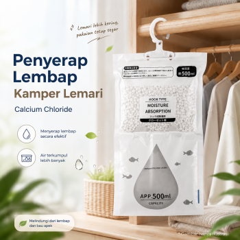 ATS Penyerap Lembap Kamper Lemari Pakaian Dehumidifier Bag 5 PCS - AT012