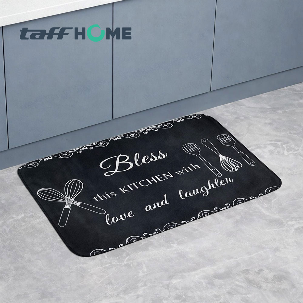 TaffHOME Keset Dapur Living Room Kitchen Diatomite Anti Slip 40x60cm Kitchen Bless - D330 Gambar produk TaffHOME Keset Dapur Living Room Kitchen Diatomite Anti Slip 40x60cm Kitchen Bless - D330 - Utama