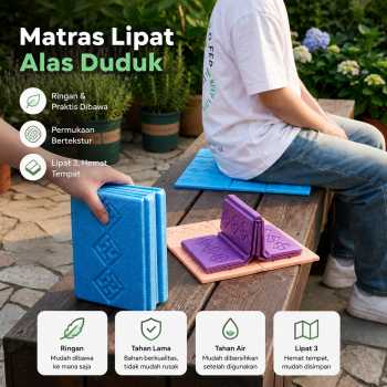 Matras Lipat Alas Duduk Camping Hiking Foldable Cushion Seat - X1812