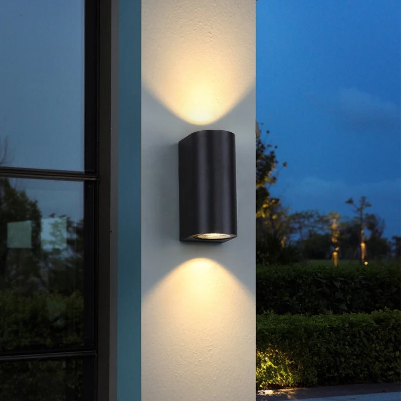 JUMEI Lampu Dinding Hias Outdoor Double Head Waterproof IP65 6W Natural White 6000K - DH-10 Gambar produk JUMEI Lampu Dinding Hias Outdoor Double Head Waterproof IP65 6W Natural White 6000K - DH-10 - 4