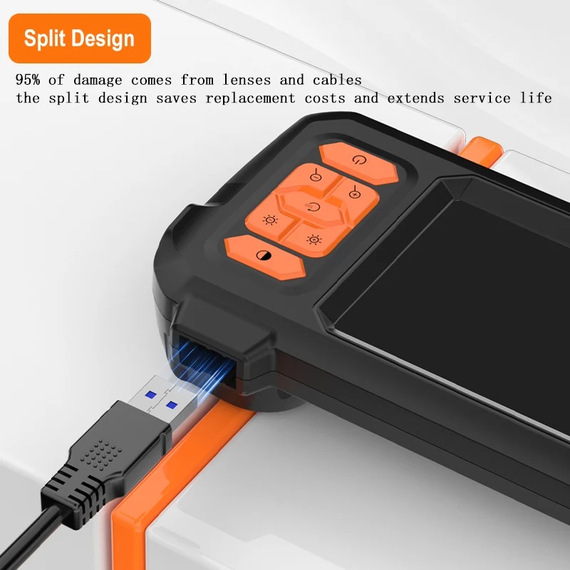 Taffware Kamera Endoskop Industrial Borescope 4.3 Inch IP67 2600mAh 5M - T30 Gambar produk Taffware Kamera Endoskop Industrial Borescope 4.3 Inch IP67 2600mAh 5M - T30 - 3