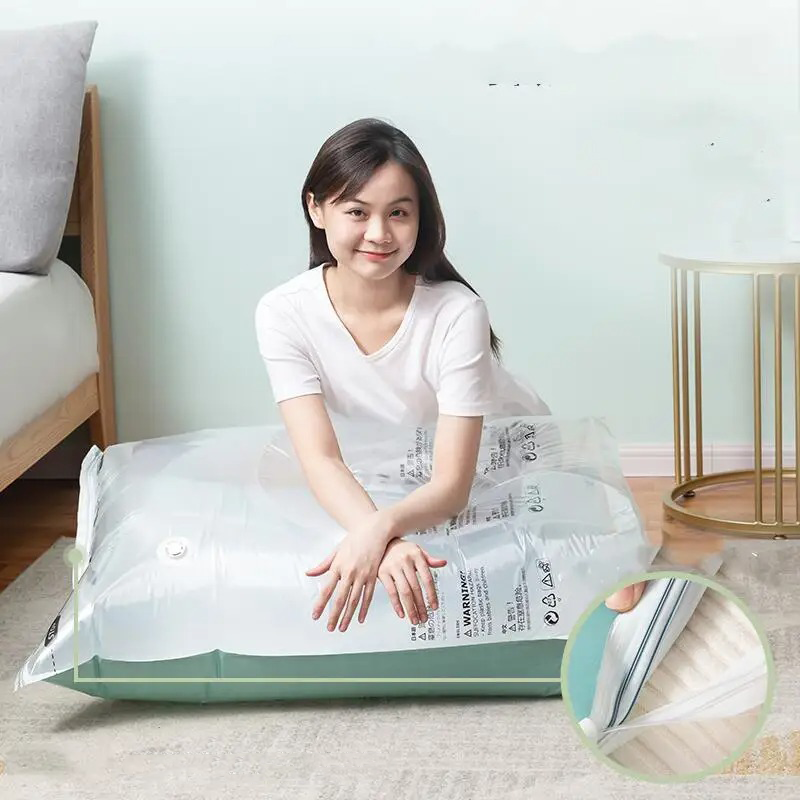 TAILI Kantong Plastik Vakum Pakaian Vacuum Bag Multifungsi 3D L - FL-10 Gambar produk TAILI Kantong Plastik Vakum Pakaian Vacuum Bag Multifungsi 3D L - FL-10 - Kemasan