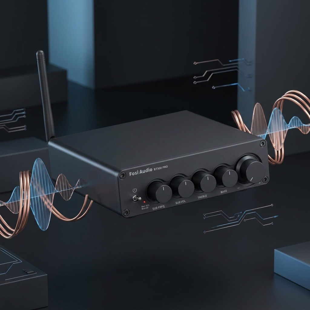 Fosi Audio Amplifier Bluetooth 5.0 HiFi 2.1 Channel 165x2+350W TPA3255 - BT30D PRO-MAX Gambar produk Fosi Audio Amplifier Bluetooth 5.0 HiFi 2.1 Channel 165x2+350W TPA3255 - BT30D PRO-MAX - 1