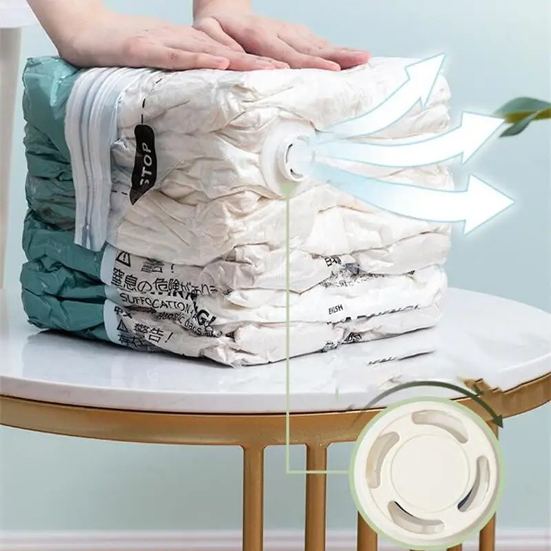 TAILI Kantong Plastik Vakum Pakaian Vacuum Bag Multifungsi 3D L - FL-10 Gambar produk TAILI Kantong Plastik Vakum Pakaian Vacuum Bag Multifungsi 3D L - FL-10 - 2
