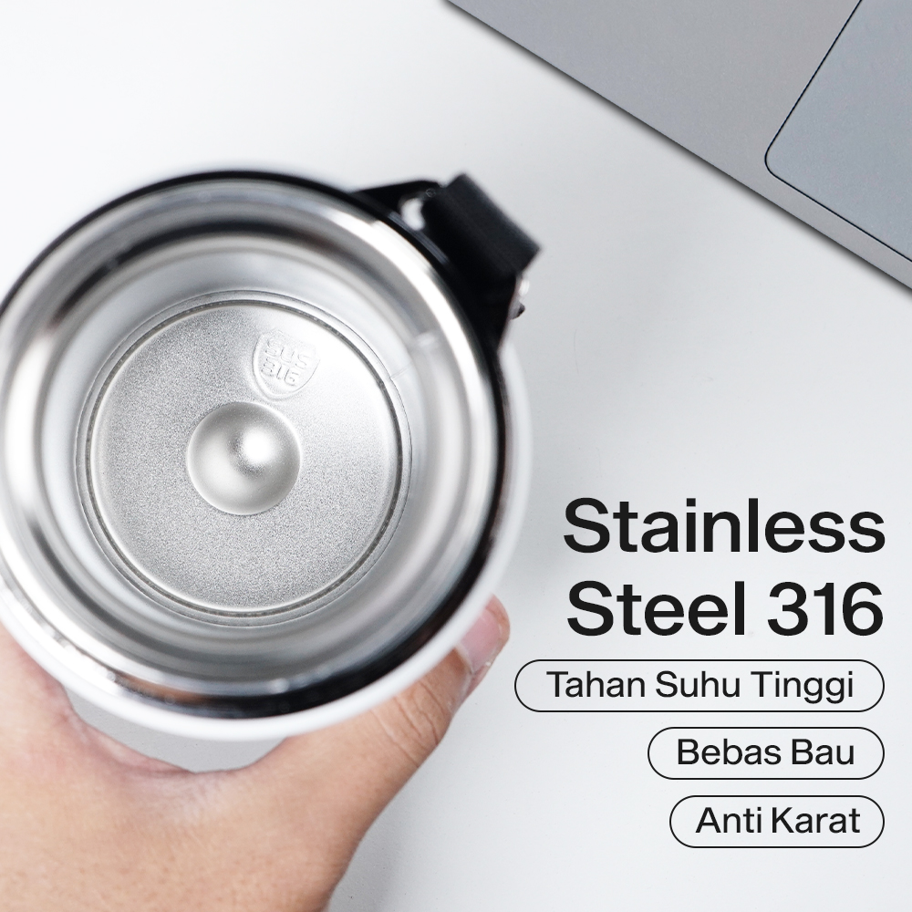 BOUTH Botol Minum Termos Tumbler Air Double Wall Stainless Steel 1L - A1A5 Gambar produk BOUTH Botol Minum Termos Tumbler Air Double Wall Stainless Steel 1L - A1A5 - 2