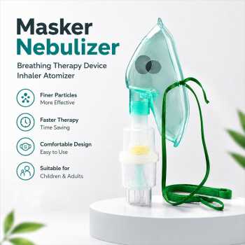OPSLEA Masker Nebulizer Alat Terapi Pernapasan Inhaler Atomizer - YK-N10BA
