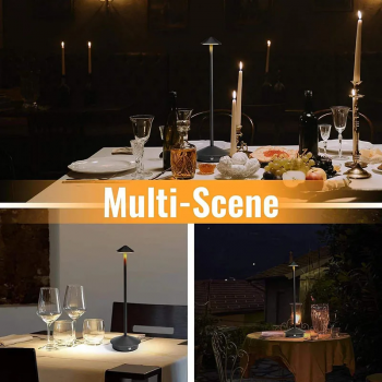 Gambar produk TaffLED Lampu Meja Hias Touch Lamp Restaurant Bar 3in1 Color 1200mAh - TW60 - Kemasan