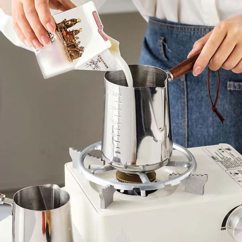 One Two Cups Gelas Milk Jug Pitcher Espresso Latte Art Pot 600ml - S09 Gambar produk One Two Cups Gelas Milk Jug Pitcher Espresso Latte Art Pot 600ml - S09 - 3