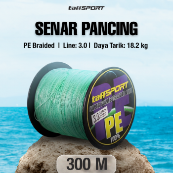 TaffSPORT Senar Tali Benang Pancing Fishing Line PE Braided 300M - TF102
