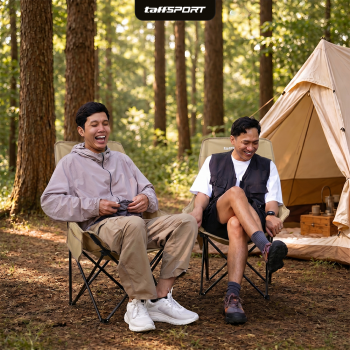 Gambar produk TaffSPORT Kursi Lipat Outdoor Camping Portable Oxford Folding Chair - FO021 - 7