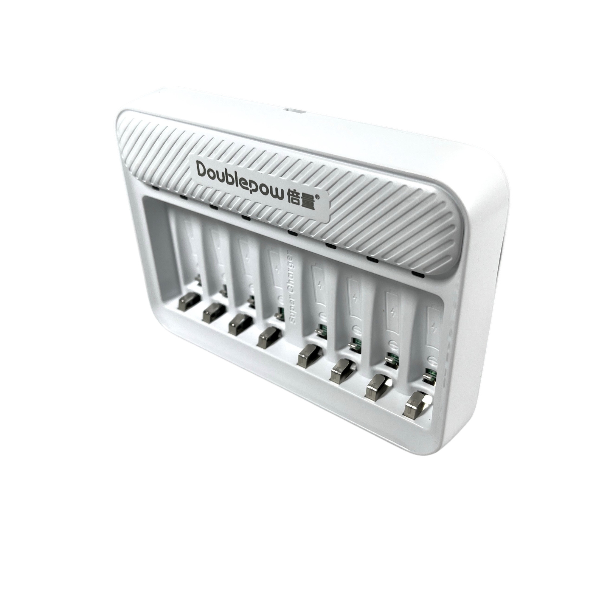 Doublepow Charger Baterai 8 Slot AA AAA Ni-MH dan Ni-Cd with LED - C-08 Gambar produk Doublepow Charger Baterai 8 Slot AA AAA Ni-MH dan Ni-Cd with LED - C-08 - 2