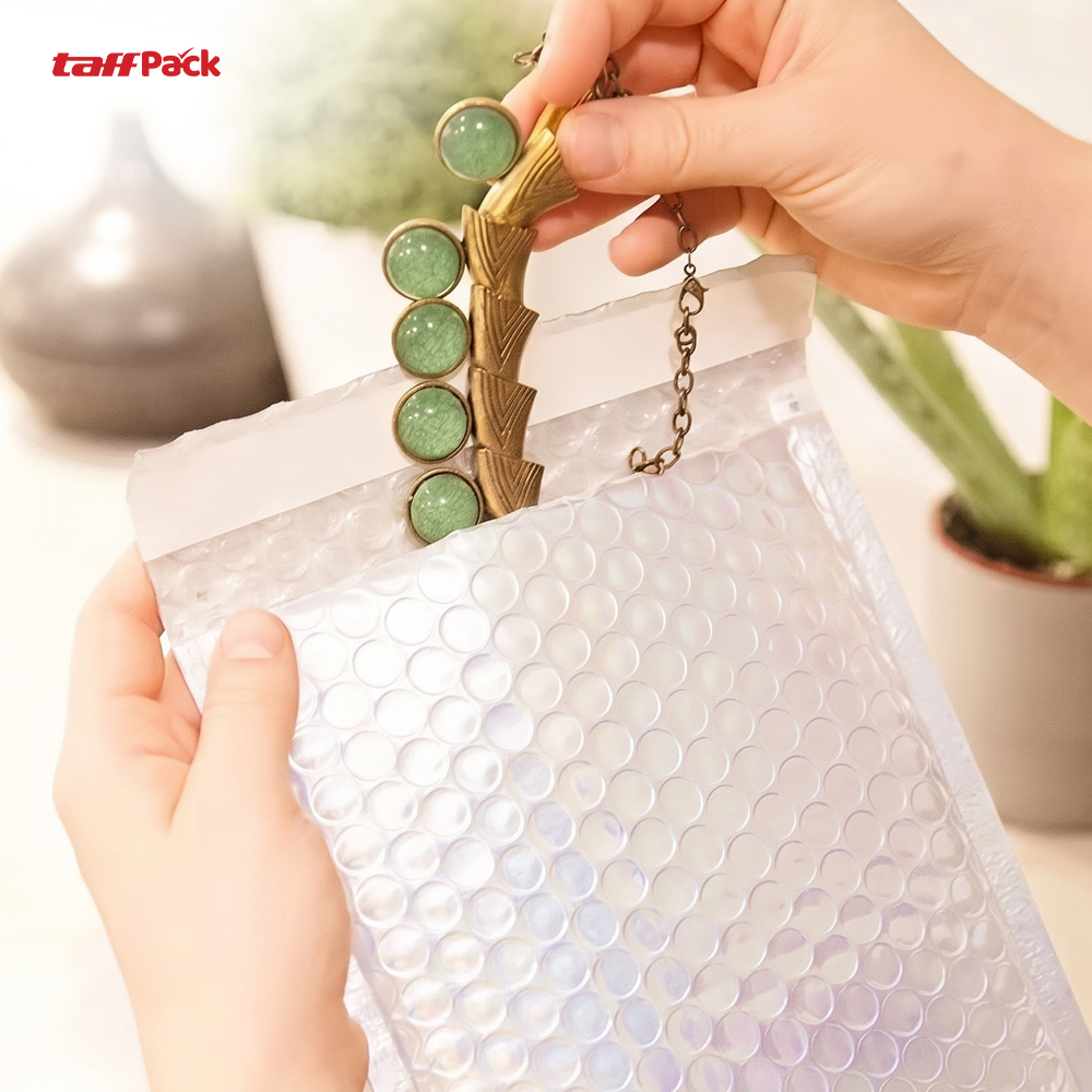 TaffPACK Bubble Mailer Kantong Packing Self Seal 80G 20x30+4CM 210PCS - TB2030 Gambar produk TaffPACK Bubble Mailer Kantong Packing Self Seal 80G 20x30+4CM 210PCS - TB2030 - 6