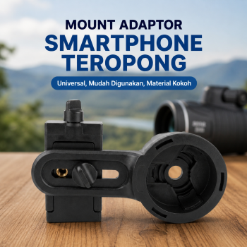 Mount Adaptor Smartphone ke Teropong Monokular Universal Digiscoping - WNJ-01