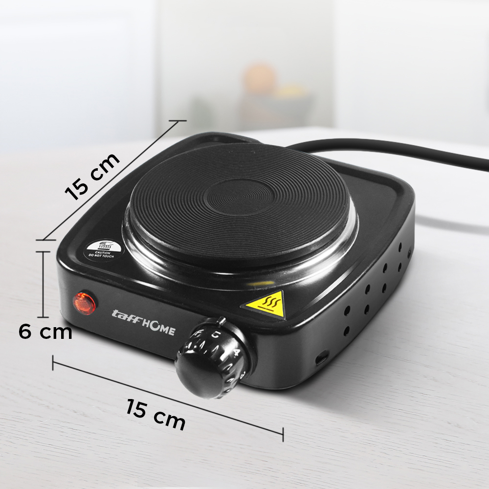 Gambar produk TaffHOME Kompor Listrik 1 Tungku Mini Portable Hot Plate 500W - DLD-101B - 5