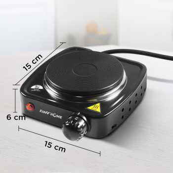 Gambar produk TaffHOME Kompor Listrik 1 Tungku Mini Portable Hot Plate 500W - DLD-101B - 5