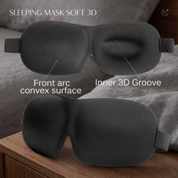 MERALL Soft 3D Sleeping Mask Penutup Mata Kacamata Tidur - LD09