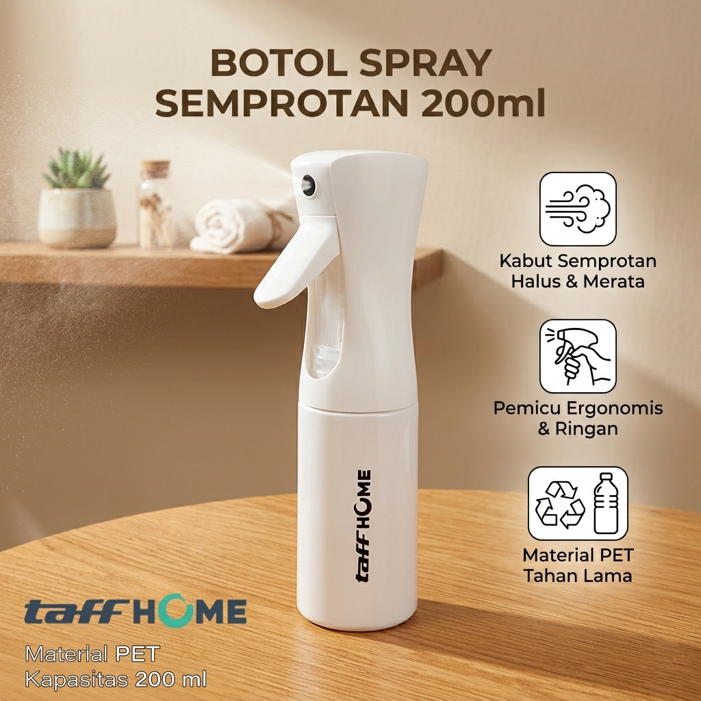 TaffHOME Botol Spray Semprotan Tanaman Disinfektan Serbaguna Flairosol 200ml - YG-15/20/30/50 Gambar produk TaffHOME Botol Spray Semprotan Tanaman Disinfektan Serbaguna Flairosol 200ml - YG-15/20/30/50 - Utama
