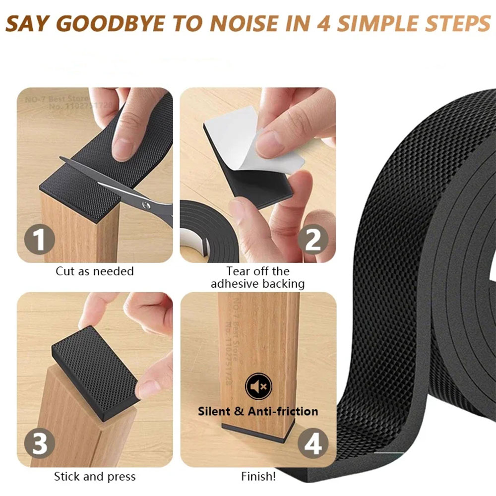 Xijia Alas Kaki Meja Lemari Kulkas Foot Pad Furniture Anti Slip - NY25 Gambar produk Xijia Alas Kaki Meja Lemari Kulkas Foot Pad Furniture Anti Slip - NY25 - 2
