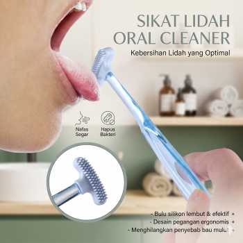 LEKGAVD Sikat Lidah Tongue Oral Scraper Cleaner - LSO135