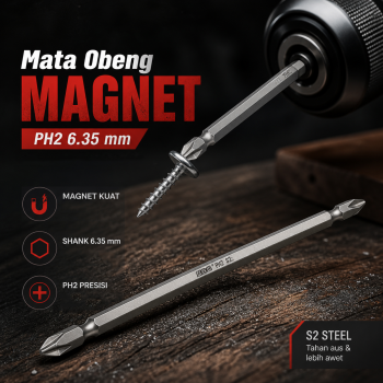 OUSHENGLI Mata Obeng Magnet Obeng Plus Screwdriver Bits PH2 6.35 mm - S2PH2