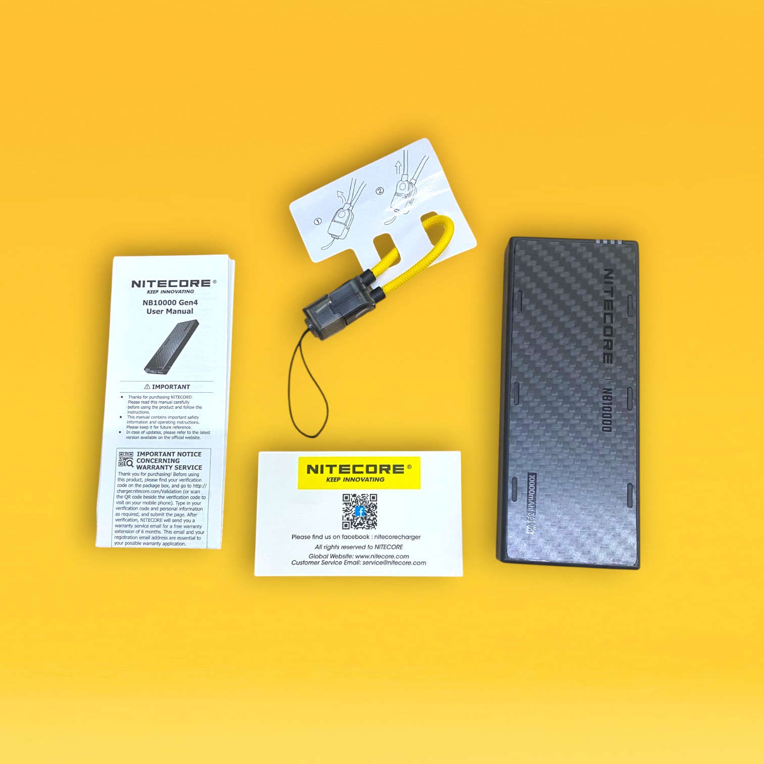 NITECORE Power Bank 10000mAh PD QC Carbon Fiber IPX7 USB Type C 22.5W - NB10000 Gen4 Gambar produk NITECORE Power Bank 10000mAh PD QC Carbon Fiber IPX7 USB Type C 22.5W - NB10000 Gen4 - 8