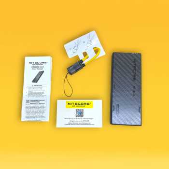 Gambar produk NITECORE Power Bank 10000mAh PD QC Carbon Fiber IPX7 USB Type C 22.5W - NB10000 Gen4 - 8