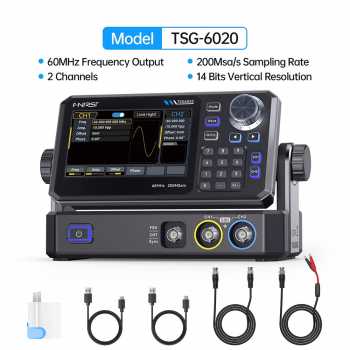 FNIRSI Digital Signal Generator Arbitrary Waveform DDS 2CH 200MSa/s - TSG6020-TSG3020